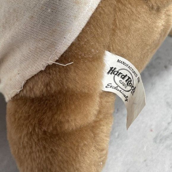 Vtg 90s Hard Rock Cafe Washington DC Teddy Bear Save the Planet Souvenir Plush - Picture 6 of 8